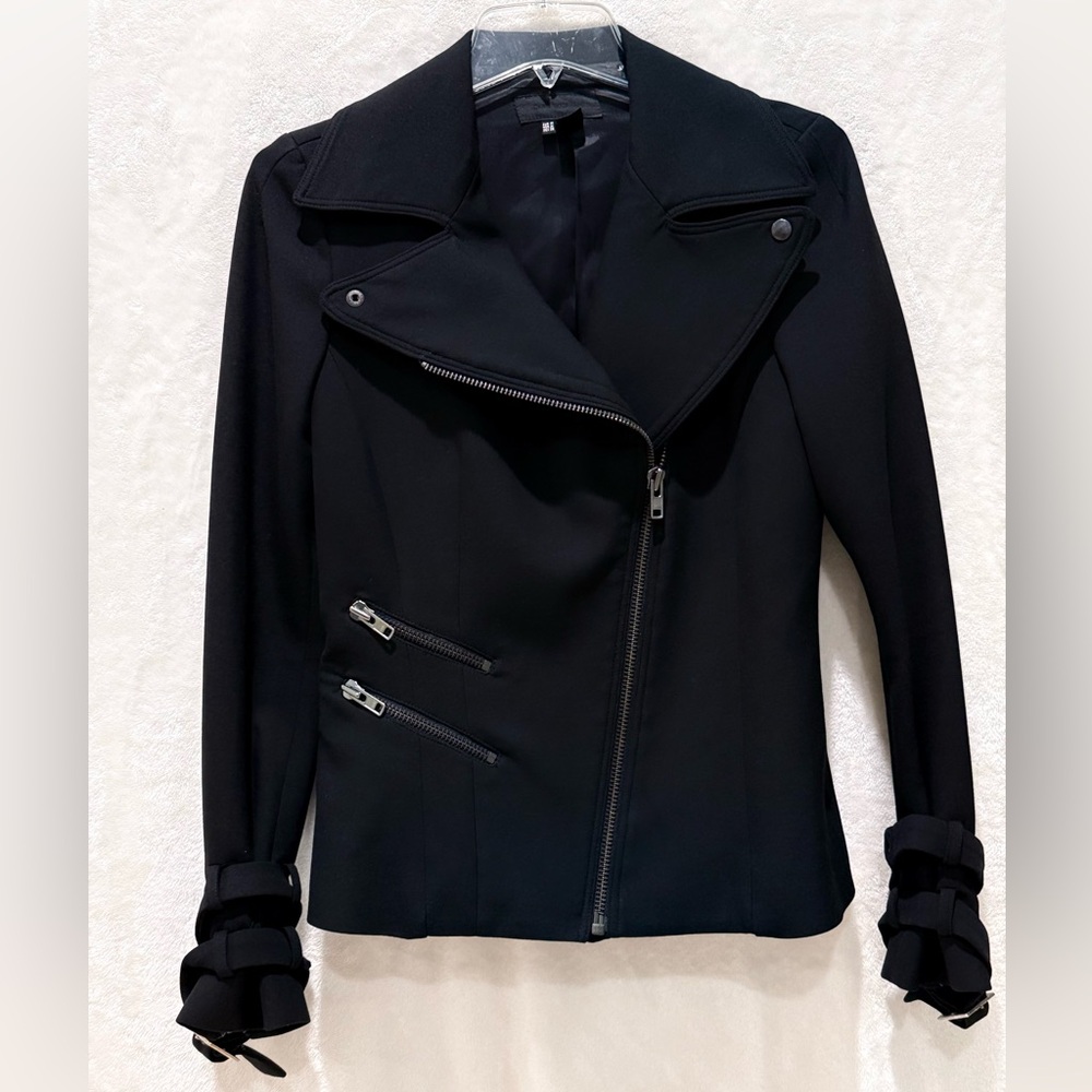 Black Women's Moto Jacket
